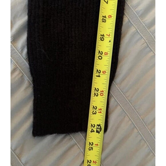 Loft Women's Open Front Cardigan Sweater Black Medium Soft and Cozy - Picture 4 of 8